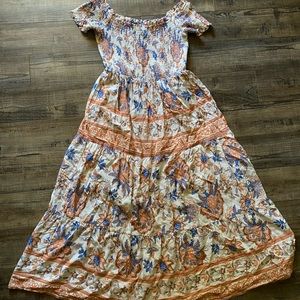 Beautiful smocked dress by Entro worn once size S